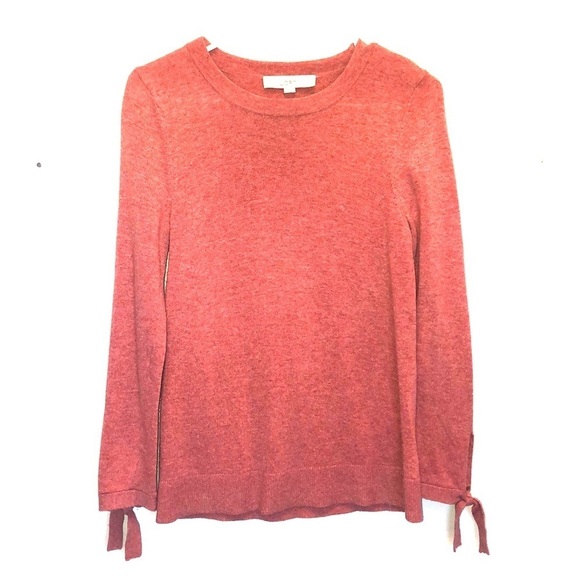 2/$25 - Loft - Pink Crew Neck Sweater - Picture 1 of 6